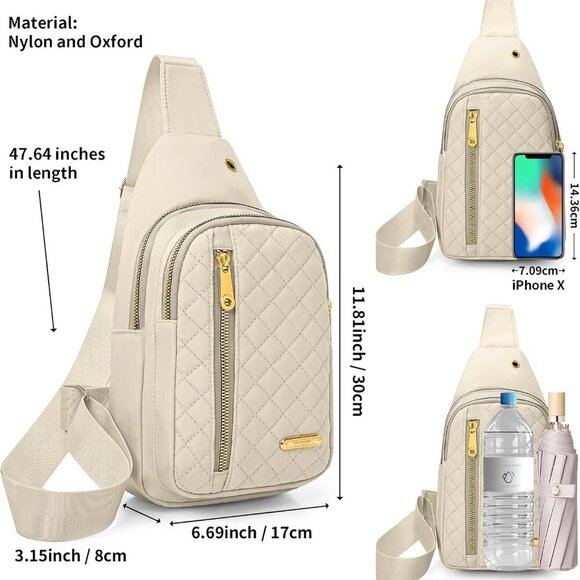 Fashion-Forward Sling Backpack - Adjustable, Compact Size for Multi-Purpose Use - Picture 3 of 7